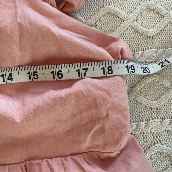 Lauren Conrad Vibrant Summer Dress, Pink Shades. Cotton & spandex blend SZ L - Picture 2 of 16